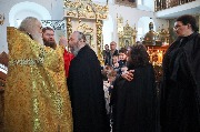 Братия монастыря на Причастии Святых Христовых Таин.